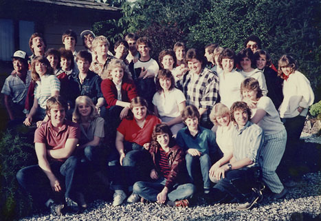 I'm the one in the front row with the gigantic watch