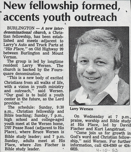 Article from our beginning